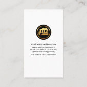 Roller Pinsellackierung Wandreparaturen Visitenkarte (Rückseite)