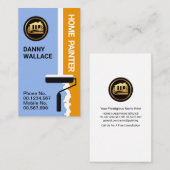 Roller Pinsellackierung Wandreparaturen Visitenkarte (Vorne/Hinten)