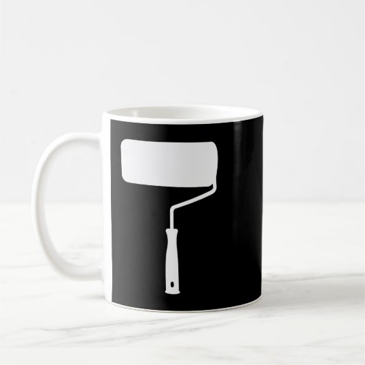 Roller Pinselpinsel, Malerei, Geschenk 1 Kaffeetasse (Links)