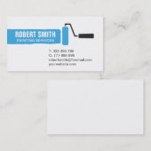 Roller Pinselstrich Visitenkarte (Vorne/Hinten)