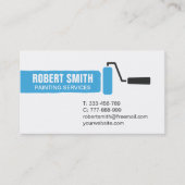 Roller Pinselstrich Visitenkarte (Vorderseite)