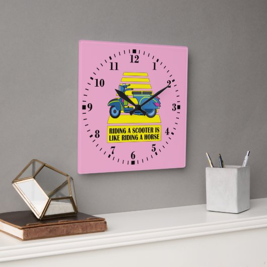 Roller Quadratische Wanduhr (Büro)