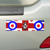 Roller-Reiter auf Ziel UJ Autoaufkleber (Auf Auto)