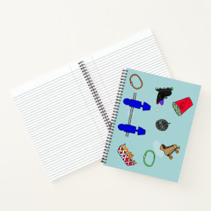 Roller-Rink-Notebook Notizblock