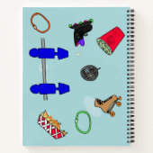 Roller-Rink-Notebook Notizblock (Rückseite)