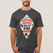 Roller Rink, Taunton, MA Retro R T-Shirt (Vorderseite)