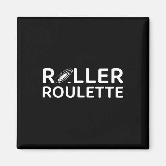 Roller Roulette Lustige Disc Golf Chance Und Rolle Magnet (Vorne)