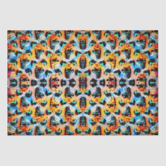 Roller Skate Afrikanisches Kunstfachpapier Seidenpapier (Vorderseite)