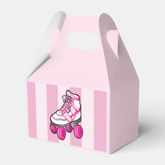 Roller Skate Birthday Goody Box Geschenkschachtel (Rückseite)