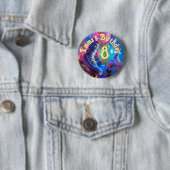Roller Skate Birthday Party Button (Beispiel)