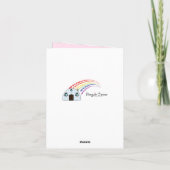 Roller Skate Danke für das Kommen zu Party und Ges (Rückseite)