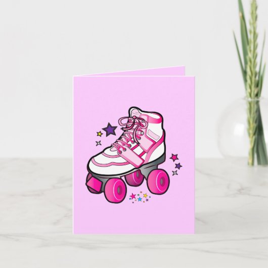 Roller Skate Danke für das Kommen zu Party und Ges (Vorderseite)