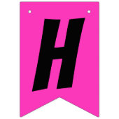 Roller Skate der 90er Happy Birthday aquamarin lil Wimpelkette (Zweite Fahne)