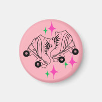 Roller Skate Derby Skaten Pink Geburtstagsparty