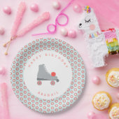 Roller Skate Dot Pappteller (Party)