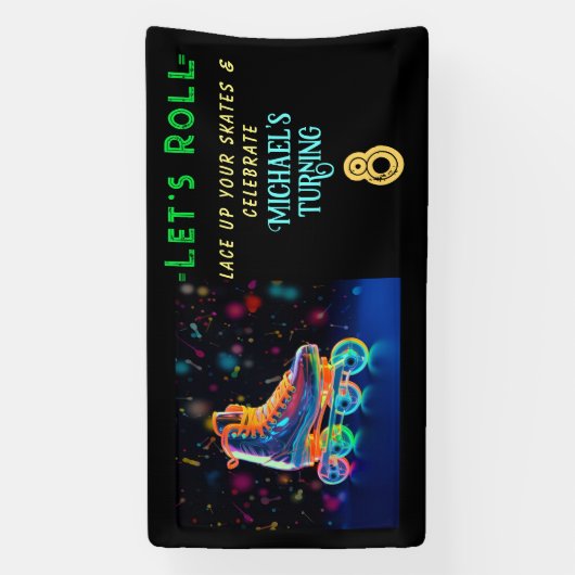 Roller-Skate, Drehmoment 8 Banner (Vertikal)