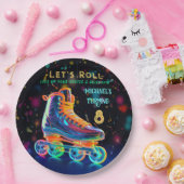 Roller-Skate, Drehmoment 8 Pappteller (Party)