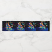 Roller-Skate, Drehmoment 8 Wasserflaschenetikett (Einzelnes Label)