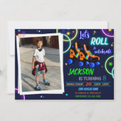 Roller Skate Einladung Foto Junge Sk8 Einladung (Vorderseite)