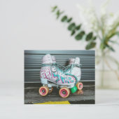 Roller-Skate Epic Postkarte (Stehend Vorderseite)