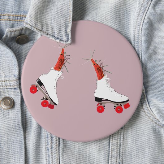 Roller-Skate für alle Runden Abzeichen Button (Beispiel)