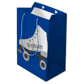 Roller-Skate-Geschenktasche Mittlere Geschenktüte (Rückseite Schrägansicht)