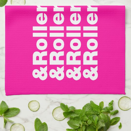& Roller-Skate Geschirrtuch (Gefaltet)