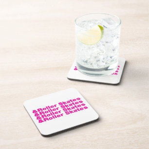 & Roller-Skate Getränkeuntersetzer