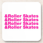 & Roller-Skate Getränkeuntersetzer (Vorderseite)