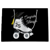 Roller Skate Graduation Party Skaten Rink Black Große Geschenktüte (Vorderseite)
