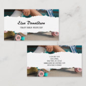 Roller Skate Instructor Visitenkarte (Vorne/Hinten)