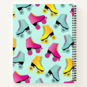 Roller Skate Kid's Niedliche Retro-Skaten Notizblock (Rückseite)