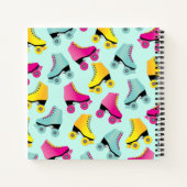 Roller Skate Kid's Niedliche Retro-Skaten Notizblock (Rückseite)