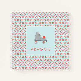 Roller Skate - Korallen Notizblock