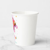 Roller Skate Let's Roll Skating Girl Birthday Pappbecher (Links)