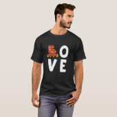Roller-Skate Liebe Inline Skaten Roller Skaten T-Shirt (Vorne ganz)