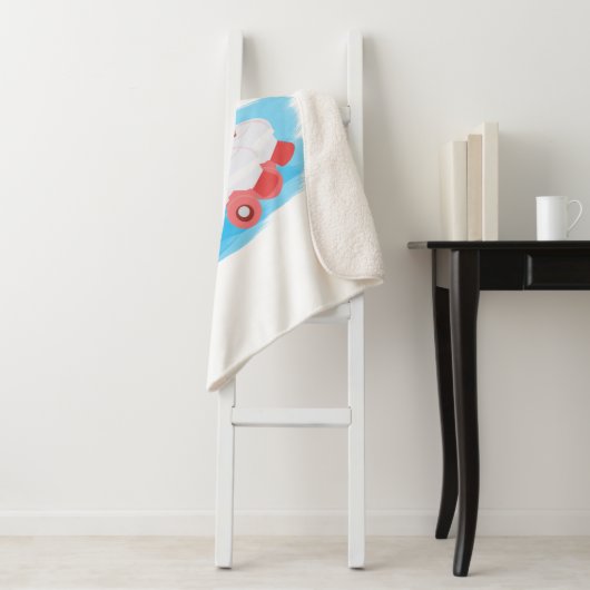 Roller-Skate mit Wasserfarbenspulenverschluss Sherpadecke (Beispiel)