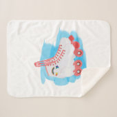 Roller-Skate mit Wasserfarbenspulenverschluss Sherpadecke (Vorderseite (Horizontal))