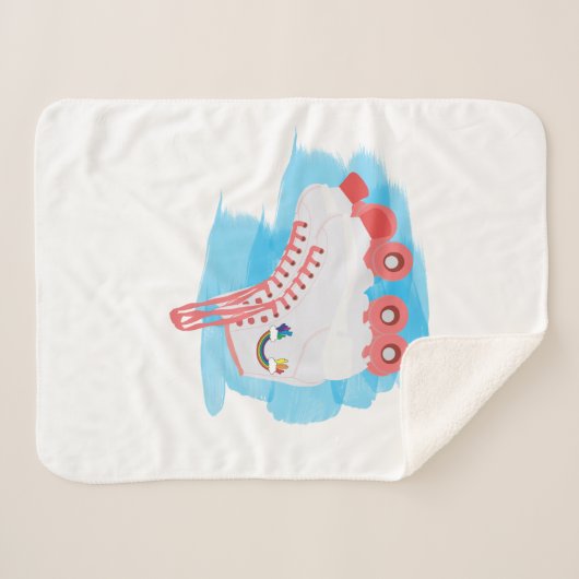 Roller-Skate mit Wasserfarbenspulenverschluss Sherpadecke (Vorderseite (Horizontal))