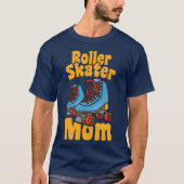 Roller Skate Mutter Familie T-Shirt (Vorderseite)