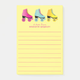 Roller-Skate Niedlich Retro-Skaten Post-it Klebezettel