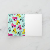 Roller-Skate Niedliche Skaten-Stationäre Karten (Innenseite)