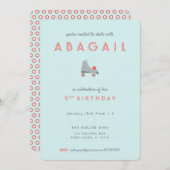 Roller-Skate-Party Einladung (Vorne/Hinten)