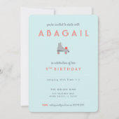 Roller-Skate-Party Einladung (Vorderseite)