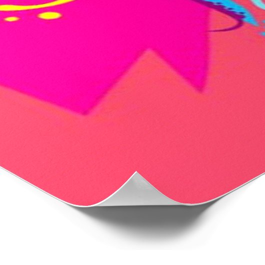 Roller-Skate-Poster Poster (Ecke)