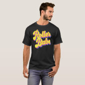 Roller Skate Retro 70er Derby Skater Babe Roller D T-Shirt (Vorne ganz)