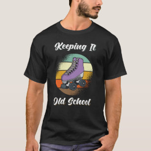 Roller Skate Retro 80er T-Shirt
