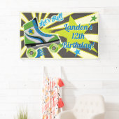 Roller Skate Retro Derby Party  Banner (Insitu)