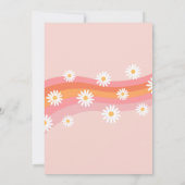 Roller Skate Retro Groovy Geburtstagseinladungen Einladung (Rückseite)