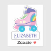Roller Skate Retro Niedlich Aufkleber (Blatt)